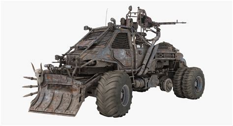 3d model apocalyptic truck