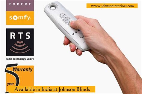 Johnson Blinds: Somfy Motors Adjustment