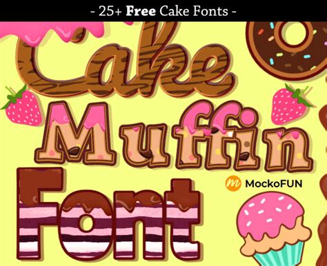 🍰 [FREE] Cake Fonts - MockoFUN