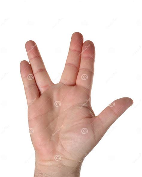 Vulcan greeting stock photo. Image of long, trekkies, spock - 589376