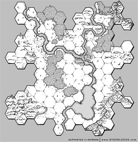 Adventures around Jalovhec | Hex map, Fantasy world map, Fantasy map making