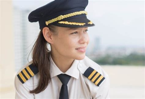 Captain Uniform Female Airline Pilot Stewardess Occupational Work ...