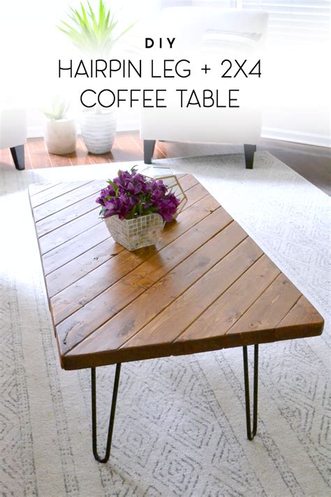 Diy coffee table hairpin legs