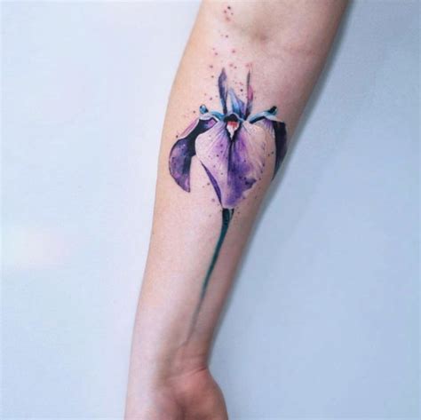 An iris | Iris tattoo, Iris flower tattoo, Gorgeous tattoos