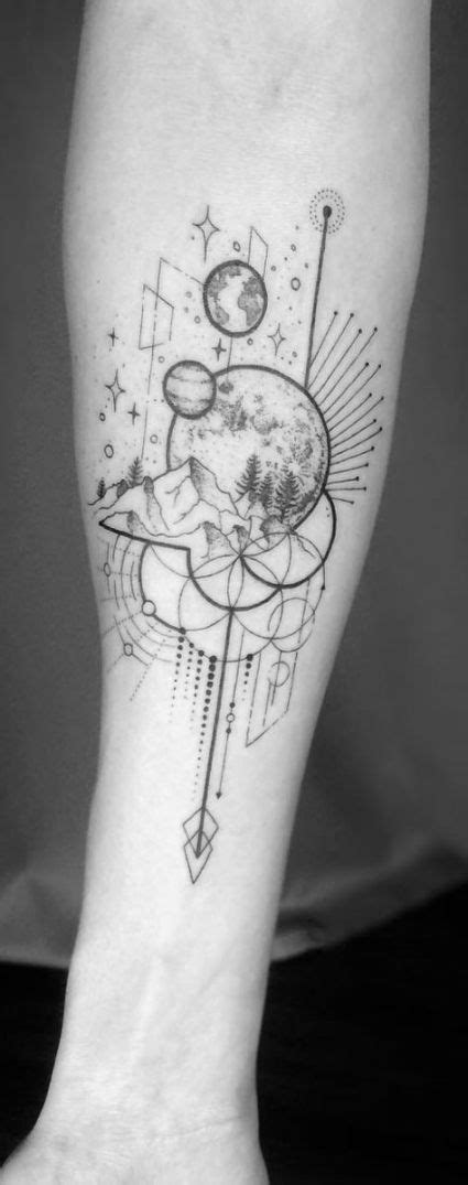 28+ Trendy tattoo sleeve space awesome | Planet tattoos, Cosmic tattoo, Cosmos tattoo