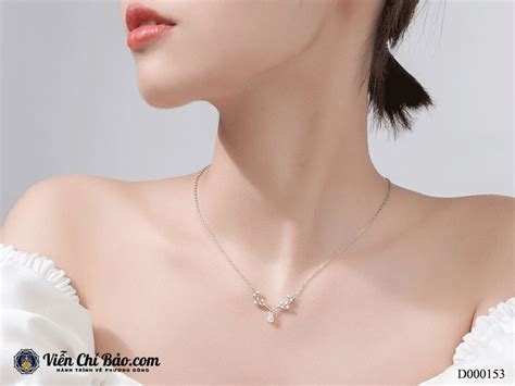 Vòng Đeo Cổ Bạc Nữ Đẹp Mix Cùng 8 Loại Cổ Áo Thường Mặc