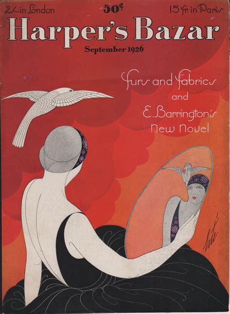 Harper's Bazar (Harper's Bazaar) Magazine Cover September, 1926, 2020