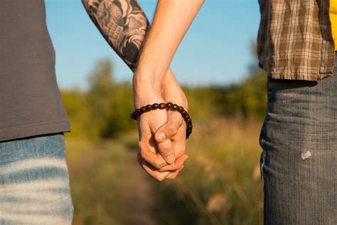 Image Of Two Men Holding Hands At Gay Wedding - Samaritan Center