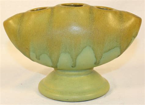 Roseville Pottery Carnelian I Flower Frog 50-4 from Just Art Pottery ...