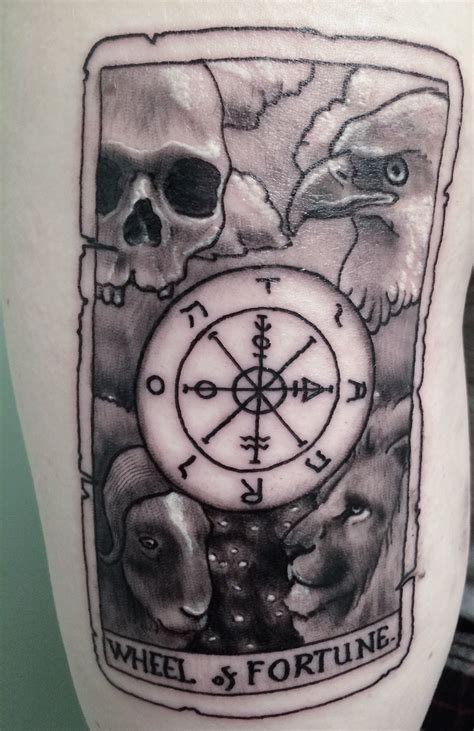 FYeahTattoos.com — Wheel of Fortune tarot card tattoo on my left...