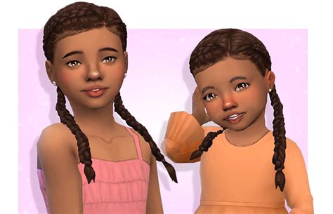 Sims 4 cc hair braids - horshots