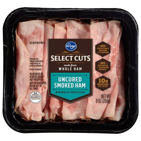 Kroger Kroger Select Cuts Uncured Smoked Ham Same-Day Delivery or Pickup | Instacart