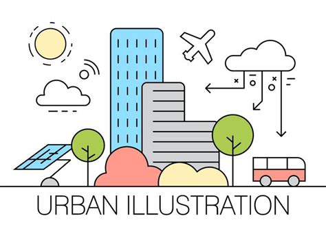 Free Urban Illustration 129896 Vector Art at Vecteezy