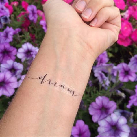 Dream Tattoo Arm Tattoo Temporary Tattoo Fake Tattoo - Etsy