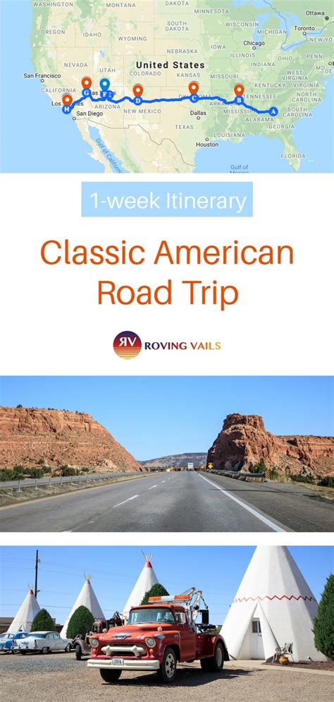 [1 week Itinerary] Epic Interstate I-40 Cross Country Road Trip - Attractions