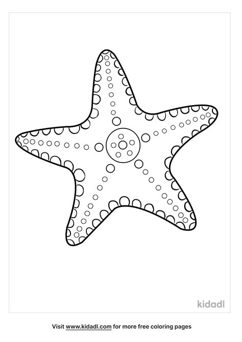 Star Fish Coloring Pages For Kids Clip Art Library, 41% OFF