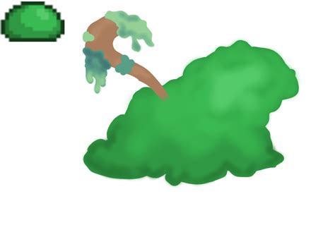 Drawing terraria enemies #38 Green Slime : r/Terraria