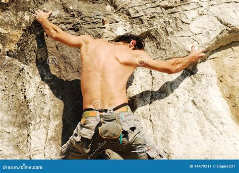 Free climbing stock image. Image of fall, overhang, hands - 14479211