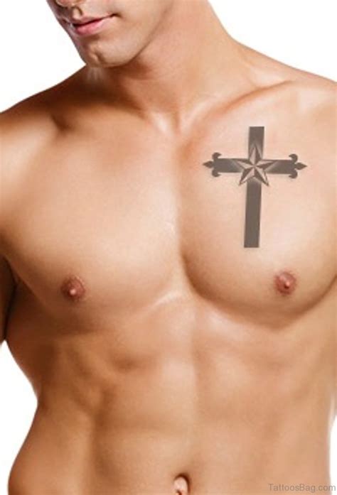 59 Good Looking Cross Tattoos Designs For Chest