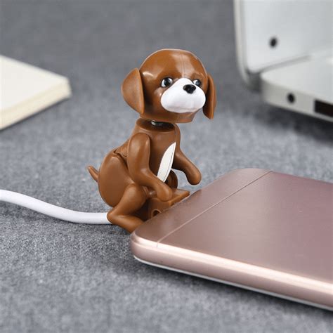 1M Micro USB Data Charger Cable Mini Humping Spot Dog Toy Smartphone ...