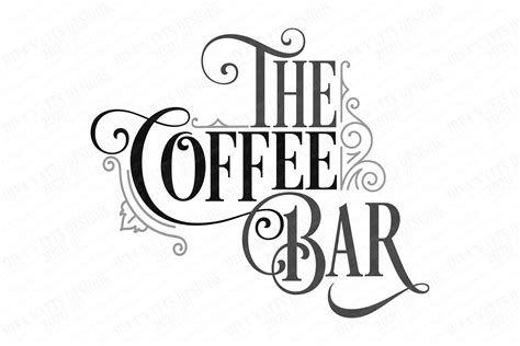 The Coffee Bar - Brewing Station - Farmhouse Kitchen SVG DXF (545529 ...