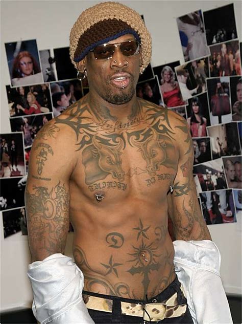 Tatuaże GWIAZD: Dennis Rodman Tattoos