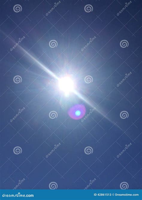 Glaring sun stock image. Image of glare, earth, glaring - 42861513