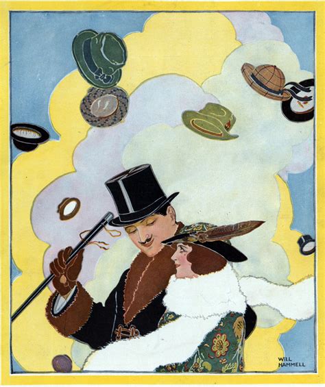 Hats In Air Vintage Poster Free Stock Photo - Public Domain Pictures