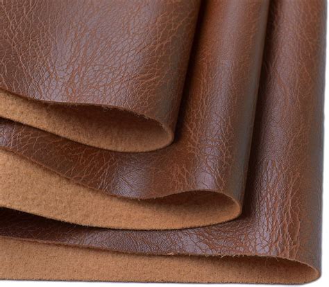 Amazon.com: Wento Thick 2 Yard Faux Leather Fabric Soft Skin Grain PU ...