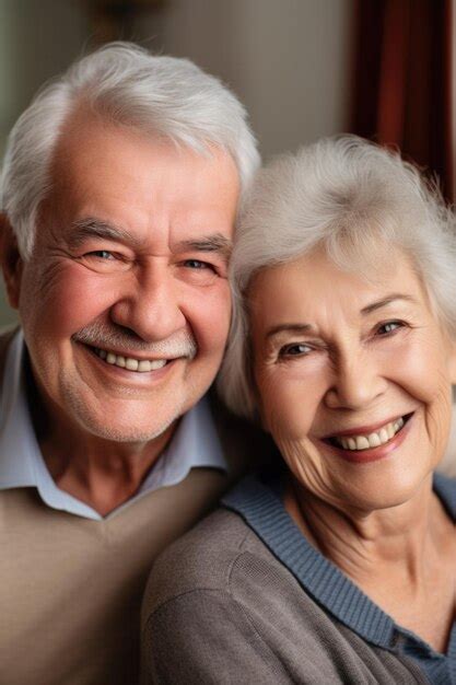 Premium AI Image | Happy senior couple at home or in retirement created ...