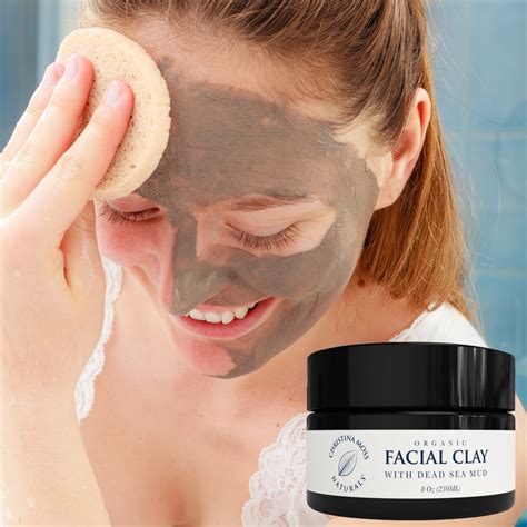 Dead Sea Facial Clay Mud Mask | Organic Aloe Vera and Pure, Clean Ingredients - Christina Moss ...