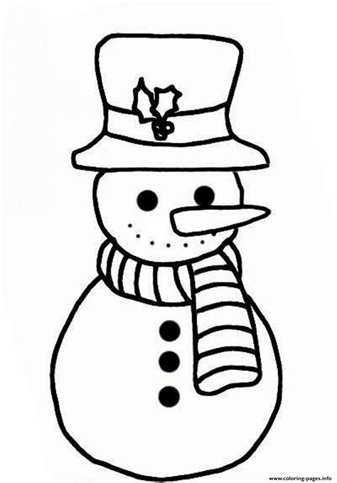 Snowman S For Kids Free15cb0 Coloring page Printable