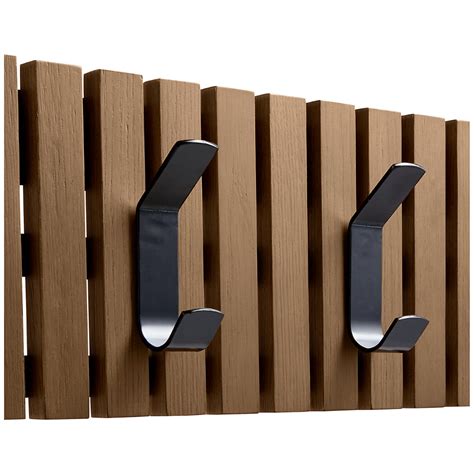 Batten 3-Hook Coat Rack + Reviews | Crate and Barrel Wall Mounted Desk, Wall Mounted Coat Rack ...