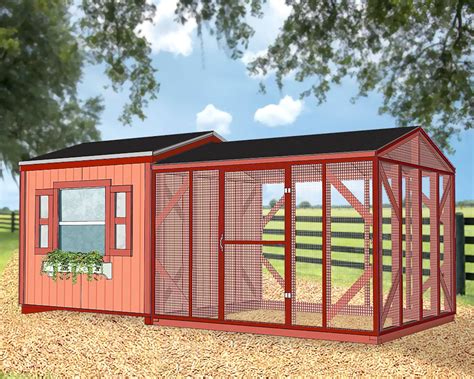 8x18 Chicken Coop Plans PDF Walk in Chicken Coop With Run, Large ...