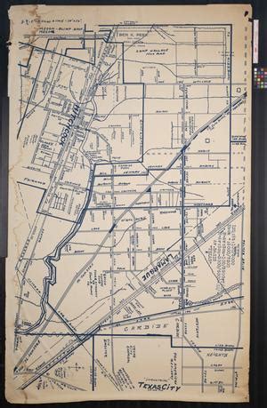 [Map of Hitchcock] - The Portal to Texas History