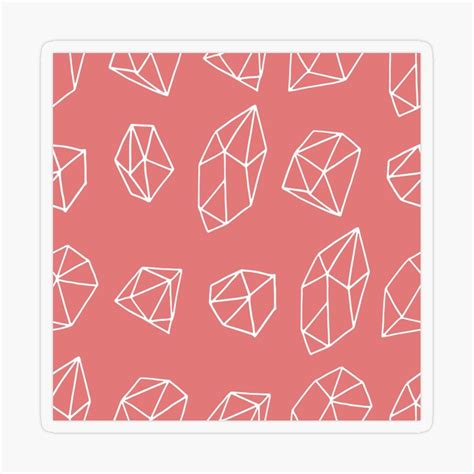 Red Triangle Universal Seamless Pattern Sticker by goldenBOY999 ...