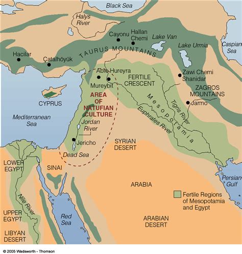 Map Of The Fertile Crescent - Maping Resources