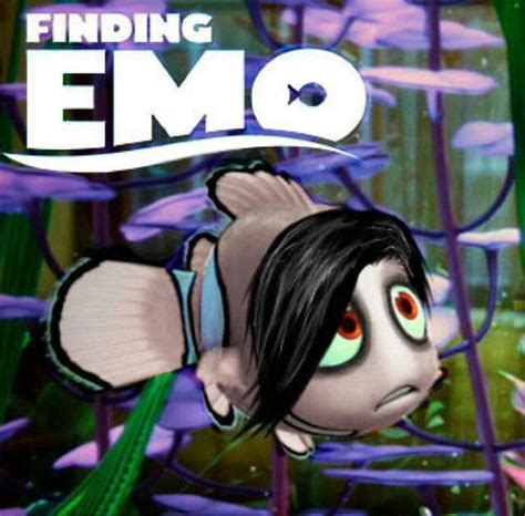 Finding Emo | Finding emo, Emo disney, Emo