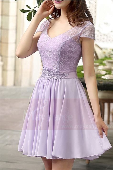 Light Purple Short Party Dress