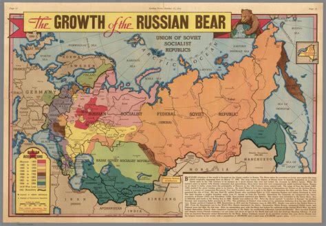 Russian Empire Map 1914