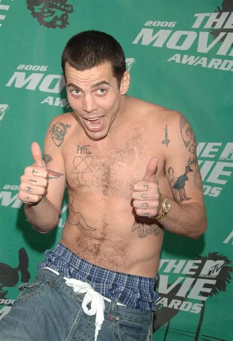 Jackass Steve-O's disturbing baby tattoo that went 'so over the line' he had to cover it - Daily ...