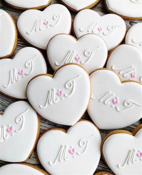 12pcs Decorated Sugar Cookies Wedding Cookies Wedding Party | Etsy