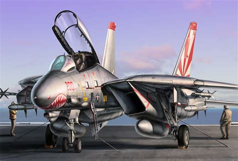 Grumman F-14A Tomcat. | Aircraft art, Fighter jets, Airplane art