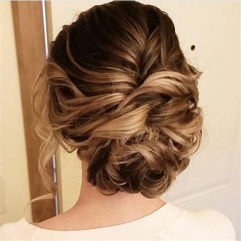 Beautiful messy updo wedding hairstyle for romantic brides | Long hair styles, Hair styles ...