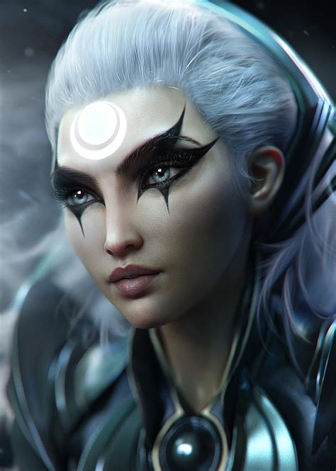 Diana portrait by Sevenbees on DeviantArt | Lol league of legends, Lol ...