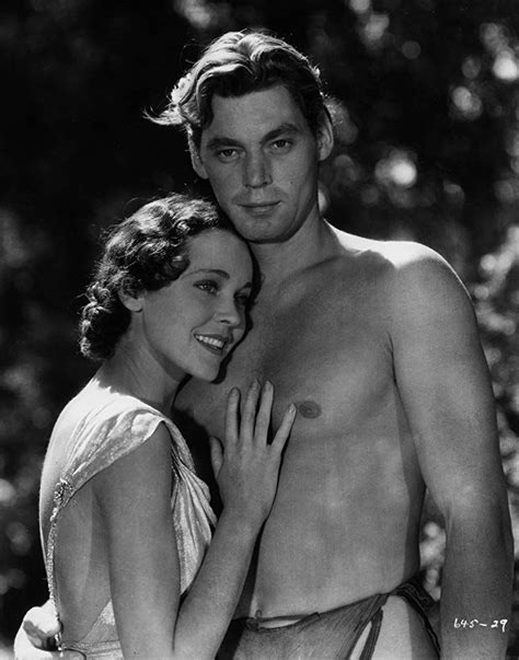 Maureen O'Sullivan and Johnny Weissmuller in Tarzan the Ape Man (1932). | Tarzan movie, Classic ...