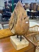 Modern Wood Sculpture - Dixon's Auction at Crumpton