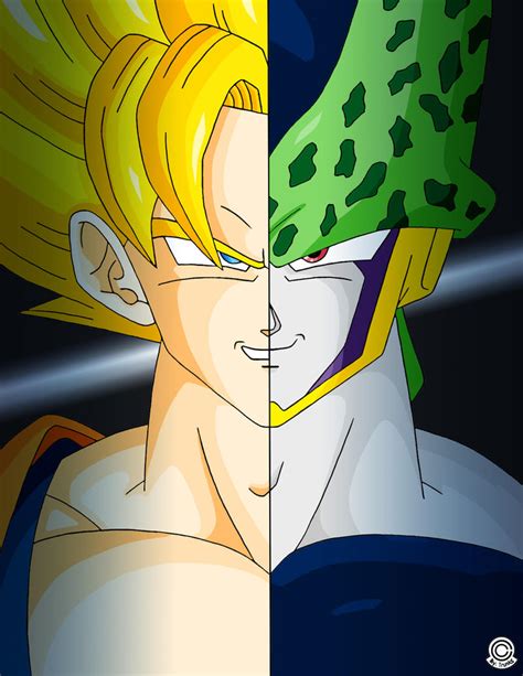 Goku Vs Cell by Trunks777 on DeviantArt