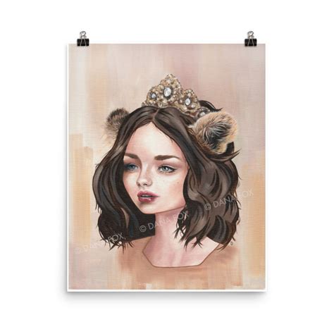 “Leo” Oil Painting Print – Wonder Forest Store