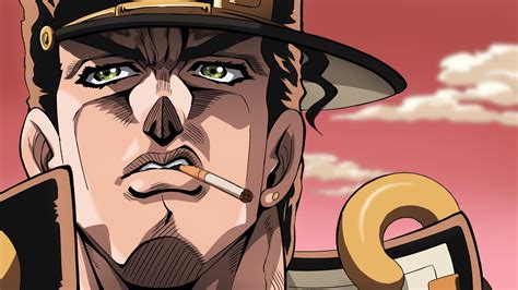 Download Jotaro Kujo Stardust Crusaders Anime Jojo's Bizarre Adventure HD Wallpaper